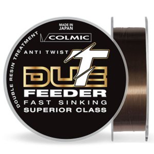Леска монофильная Colmic T-DUE FEEDER FAST SINKING 150mt - 0,185