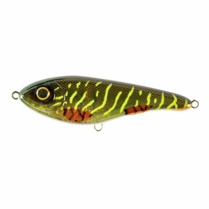 Джеркбейт Strike Pro Buster Jerk Sinking тонущий 15см  75гр  Загл.0,5-4,0м Green Motoroil Pike UV