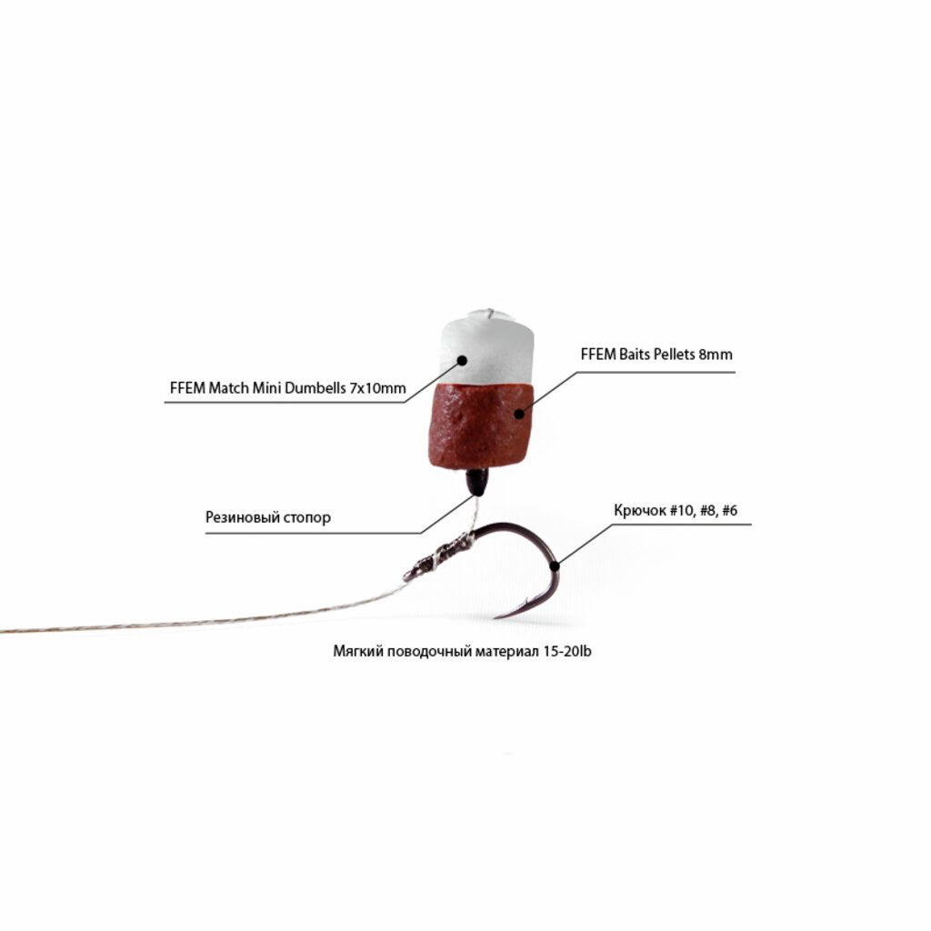 Насадочные бойлы FFEM Pop-Up Match Mini Choco White 7x10mm Насадочные бойлы FFEM Pop-Up Match Mini Choco White 7x10mm