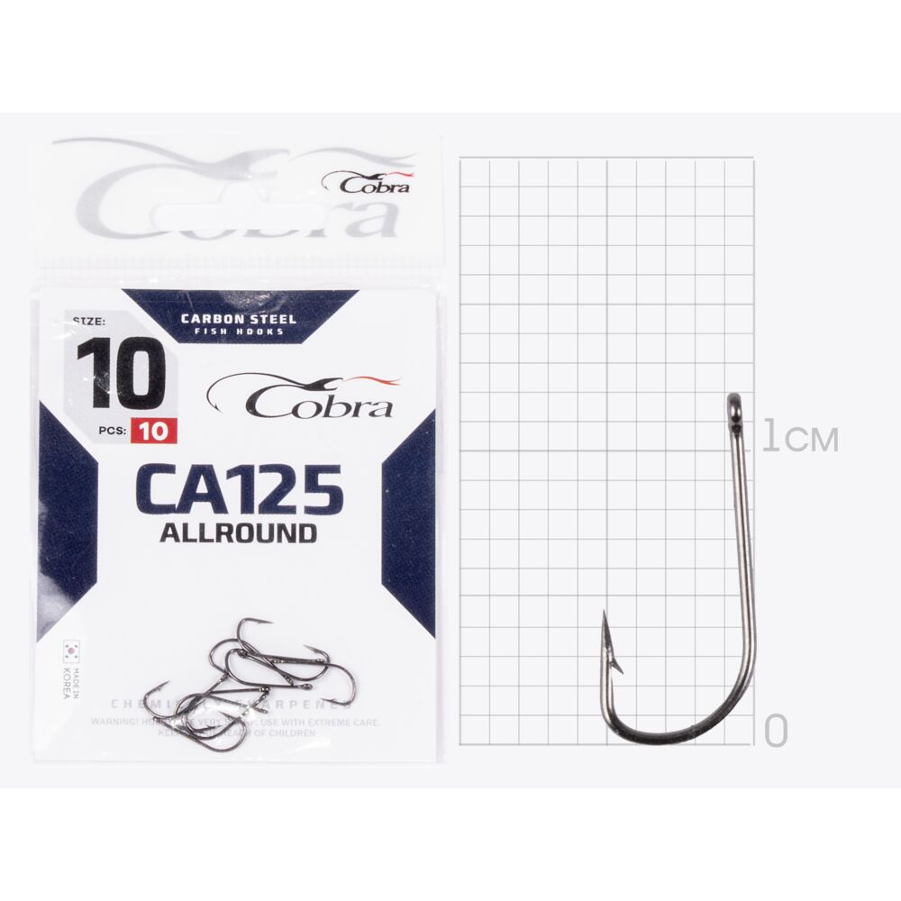 Крючки Cobra ALLROUND сер. CA125 Крючки Cobra ALLROUND сер. CA125