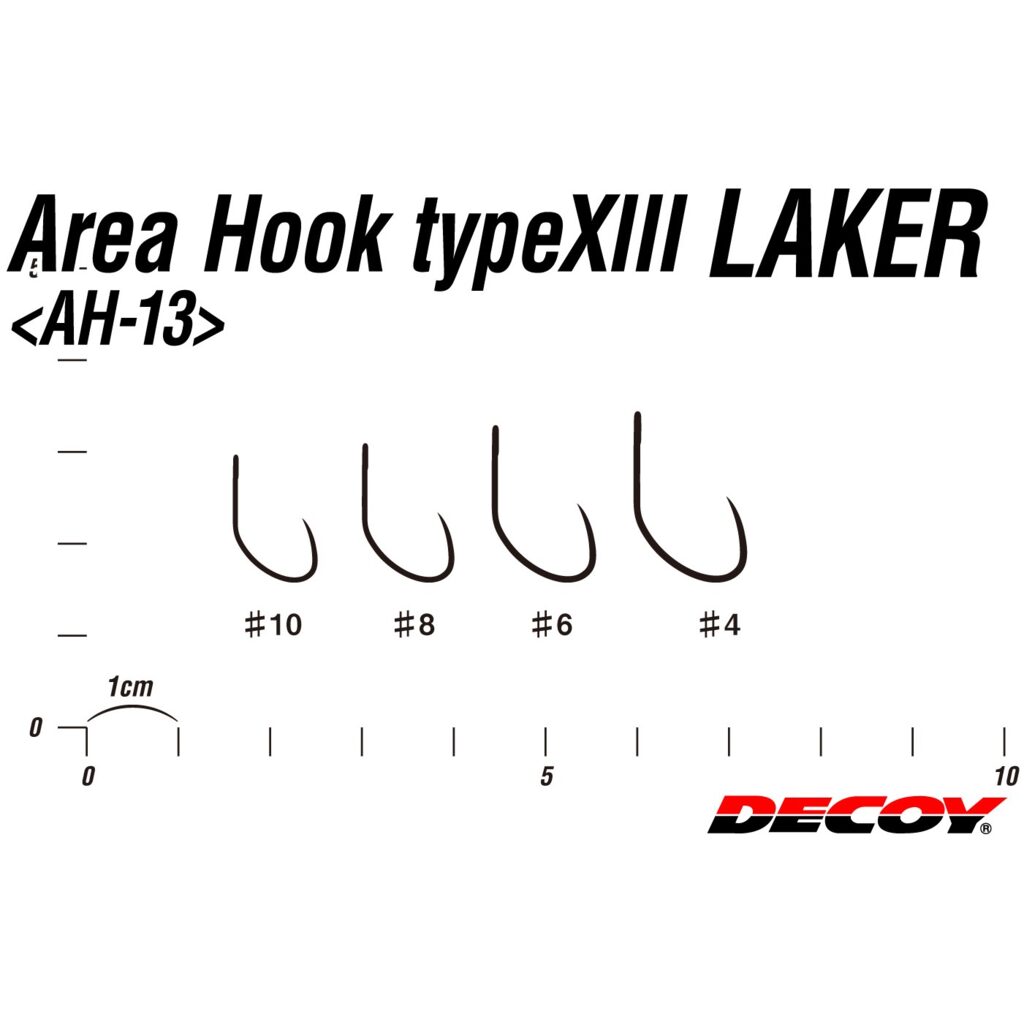 Крючок Decoy форелевый одинарный AH-13 AreaHook type X III Laker 