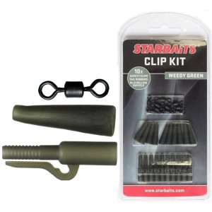 Коннектор силиконовый Starbaits CLIP KIT WEEDY GREEN 4шт