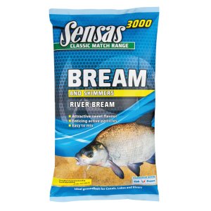 Прикормка Sensas 3000 RIVER BREAM 1кг