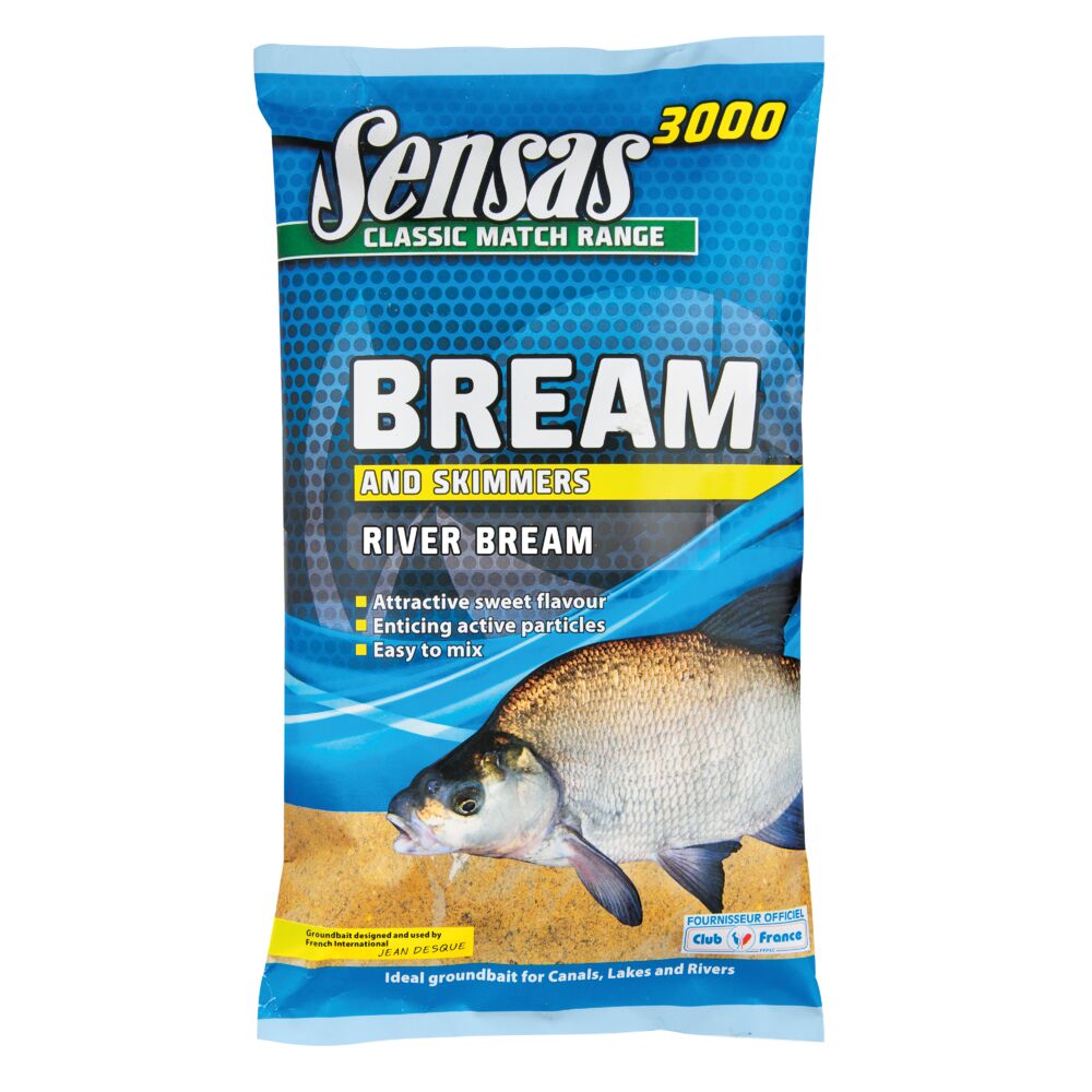 Прикормка Sensas 3000 RIVER BREAM 1кг Прикормка Sensas 3000 RIVER BREAM 1кг