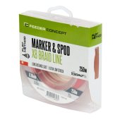 Шнур плетёный Feeder Concept Flat Method х8 SPOD AND MARKER BRAID Red 250/016 Шнур плетёный Feeder Concept Flat Method х8 SPOD AND MARKER BRAID Red 250/016