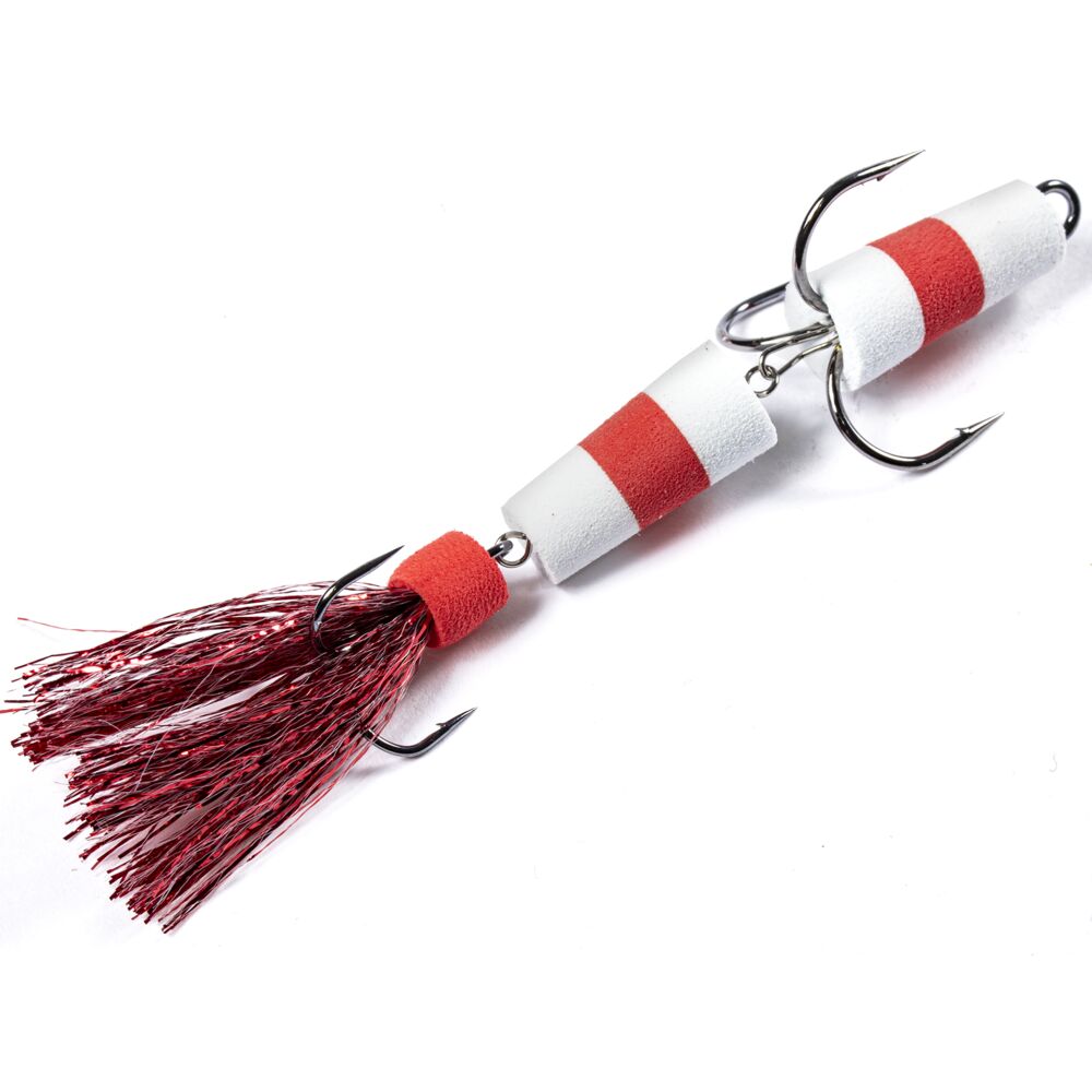 Приманка джиг. ФЛАЖОК 11 бел./крас./бел. в блистере