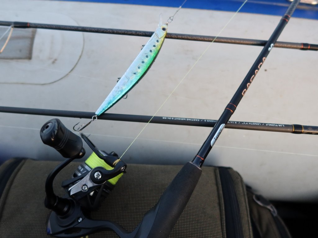 Спиннинг Lucky John Basara 20 и воблер минноу