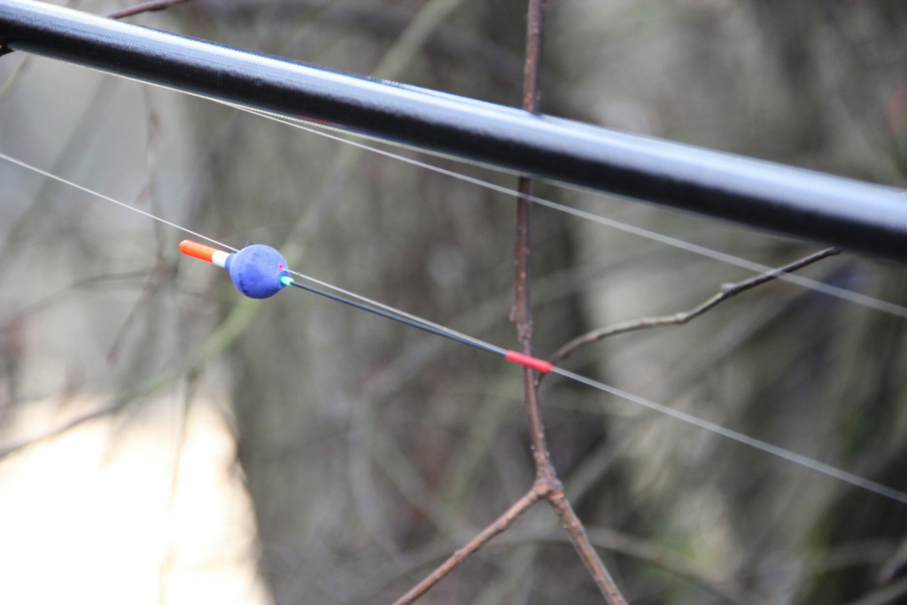 Изменение спуска поплавочной оснастки