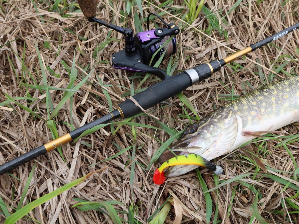 Спиннинговая снасть, приманка и щука