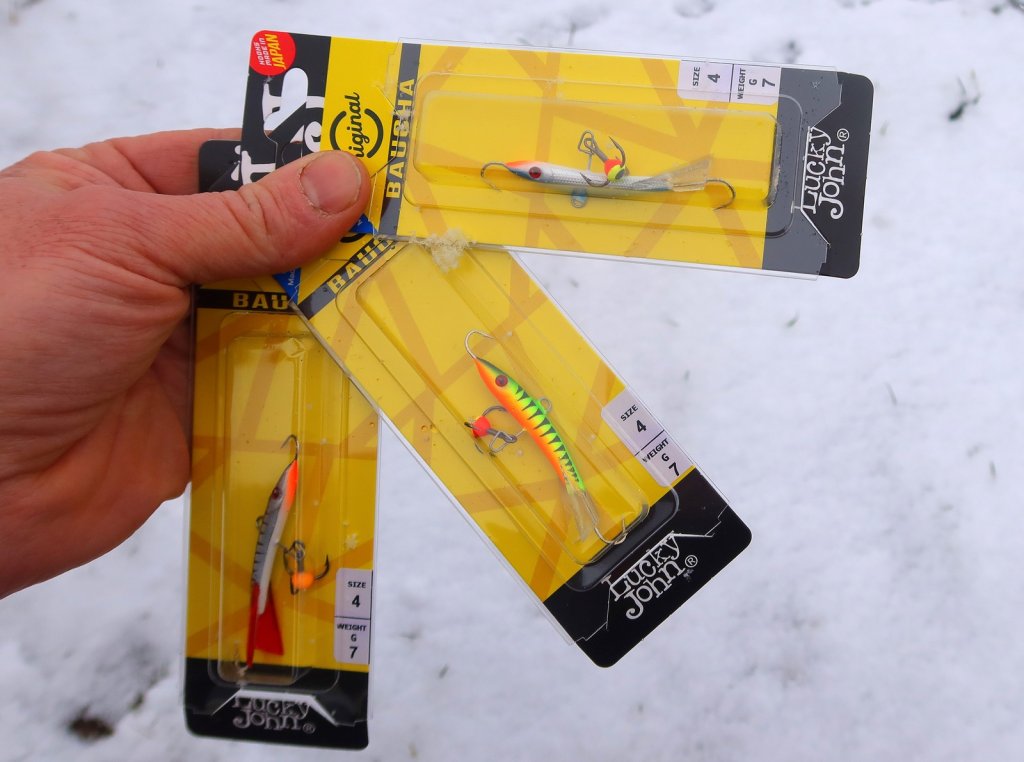 Балансиры Lucky John Baucha в упаковке