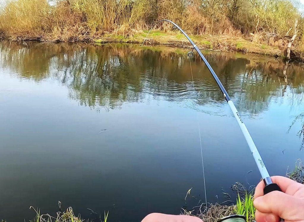 Вываживание рыбы на спиннинг