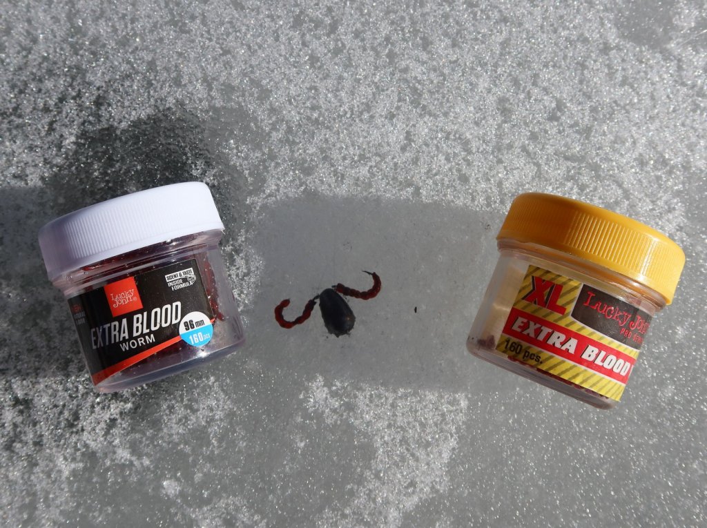 Балда и искусственный мотыль