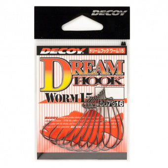 Крючки Decoy DREAM HOOK Worm 15 Крючки Decoy DREAM HOOK Worm 15