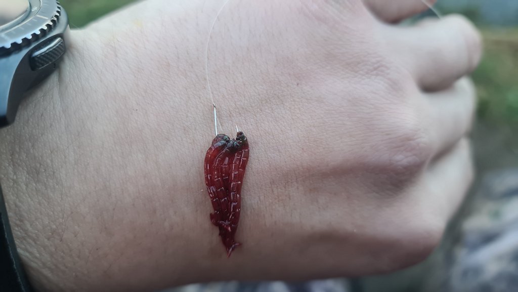 Крючок с мотылем