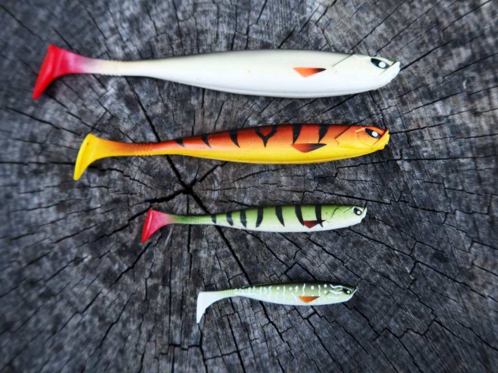 Разные размеры силикона Lucky John Basara Soft Swim