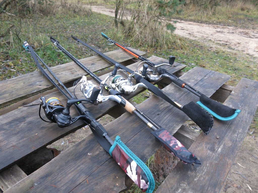 Спиннинги оснащены катушками