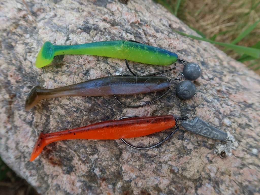 Оснащённые виброхвосты Lucky John Minnow