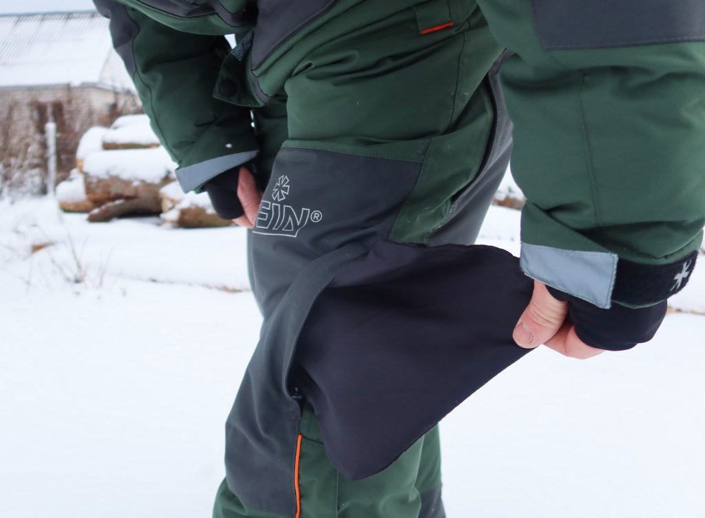 Мягкая вставка на колене зимнего костюма Norfin