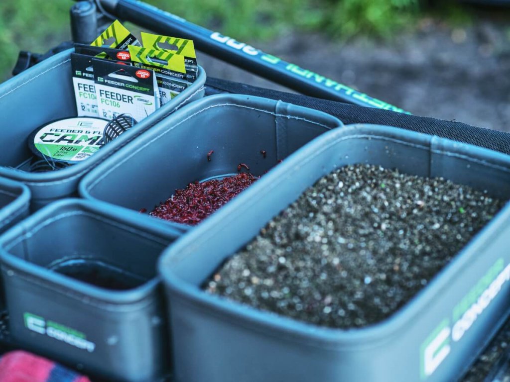 Использование Eva емкостей Feeder Concept на рыбалке