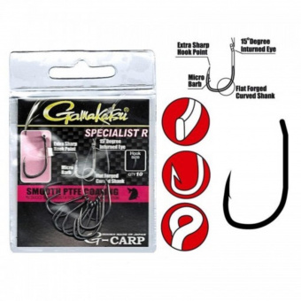 Крючки Gamakatsu G-Carp Specialist R Крючки Gamakatsu G-Carp Specialist R
