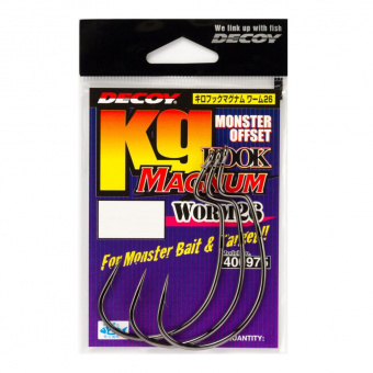 Крючки Decoy KG HOOK MAGNUM Worm 26 Крючки Decoy KG HOOK MAGNUM Worm 26