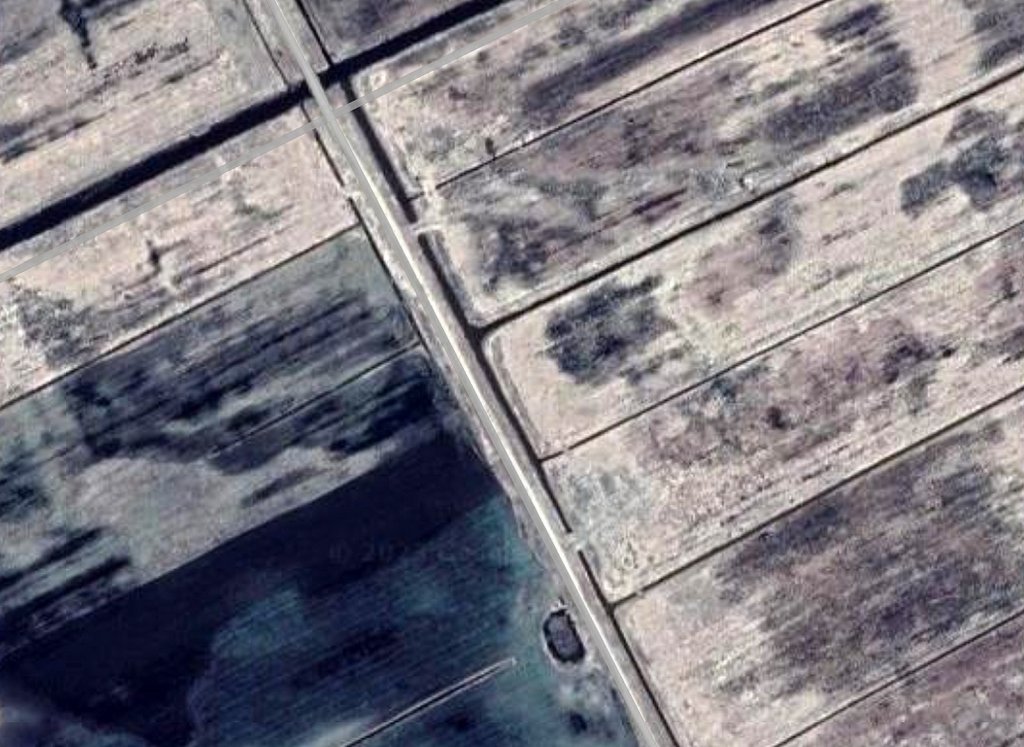 Сеть мелиоративных каналов