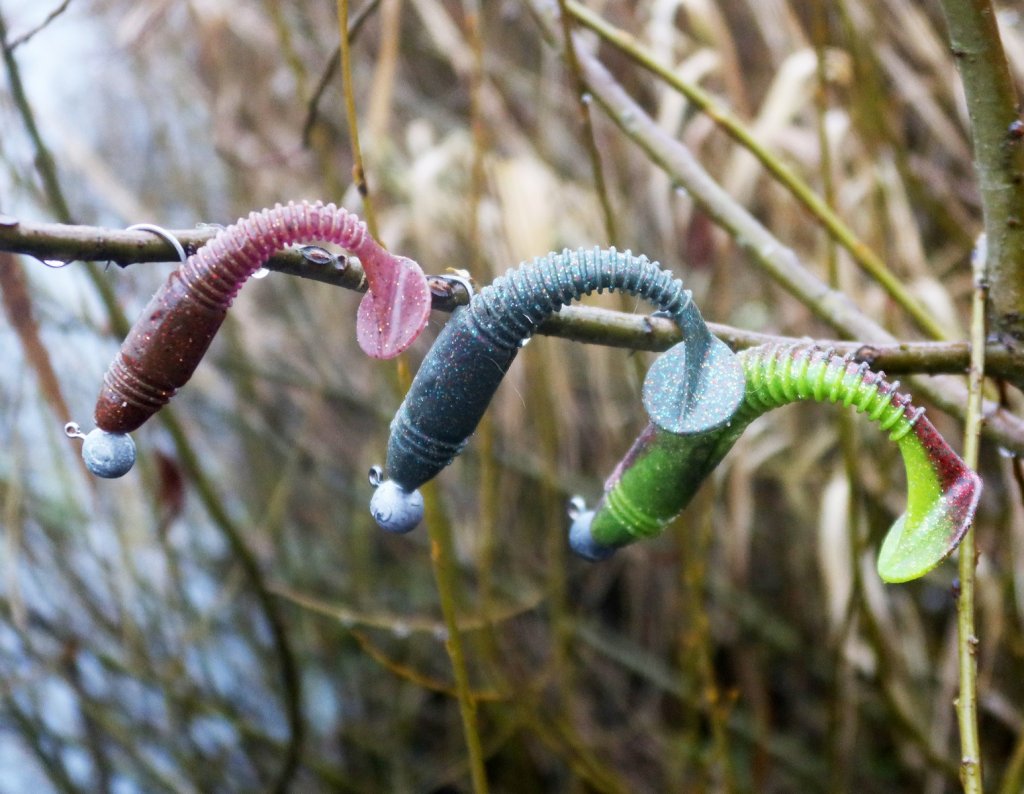 Виброхвосты разных цветов