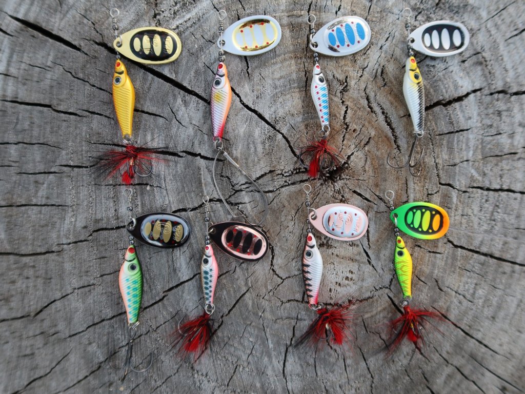 Вращающиеся блёсны Lucky John Trian Blade Round