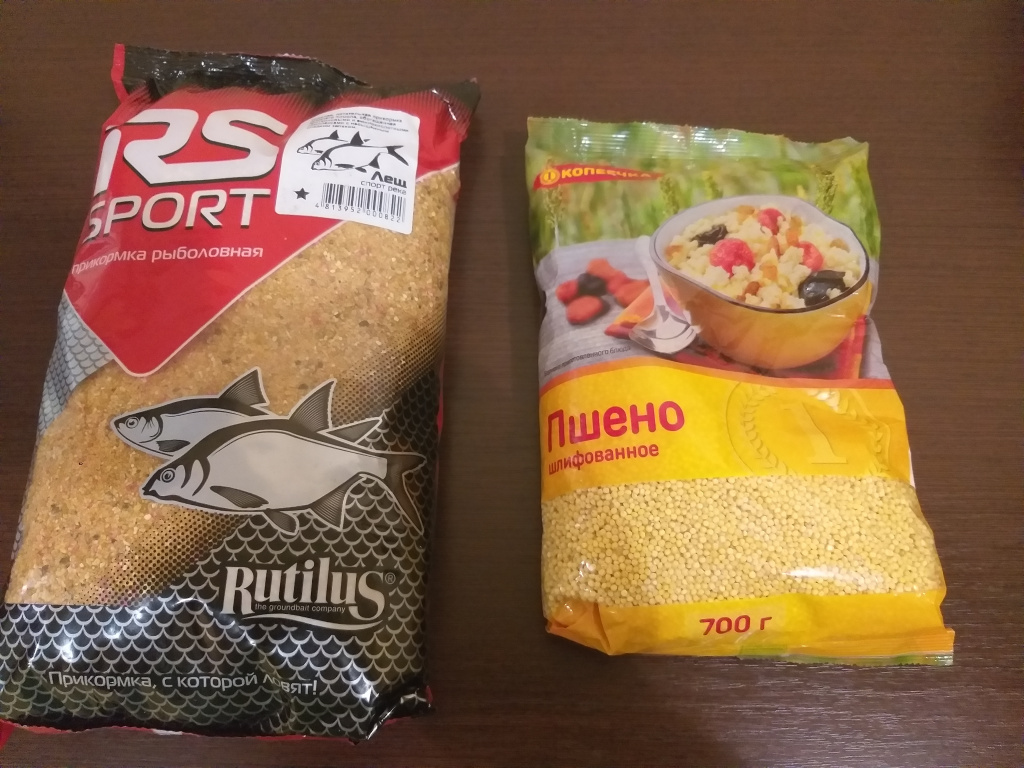 Прикормка из пшена для карася
