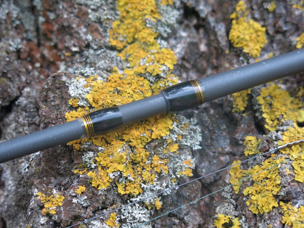 Место соединения колен спиннинга