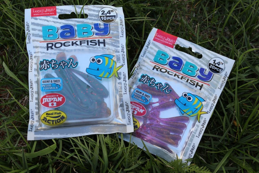 Виброхвосты Lucky John Baby Rockfish в упаковке