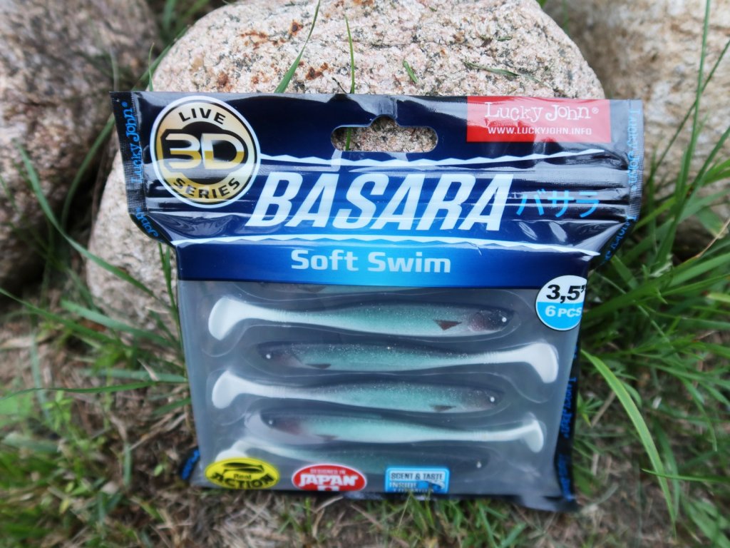 Упаковка виброхвостов Lucky John Basara Soft Swim