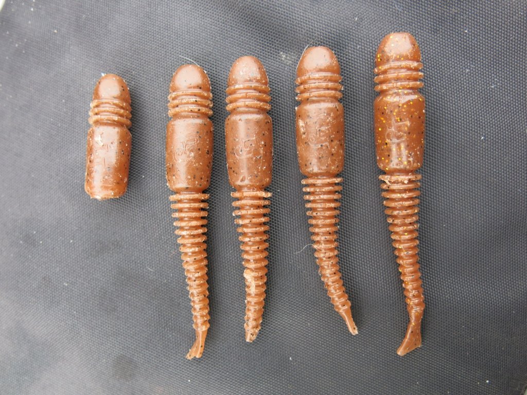 Съедобная резина Lucky John Tioga без хвостов