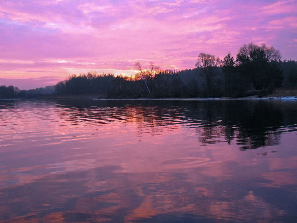 Утро на водохранилище